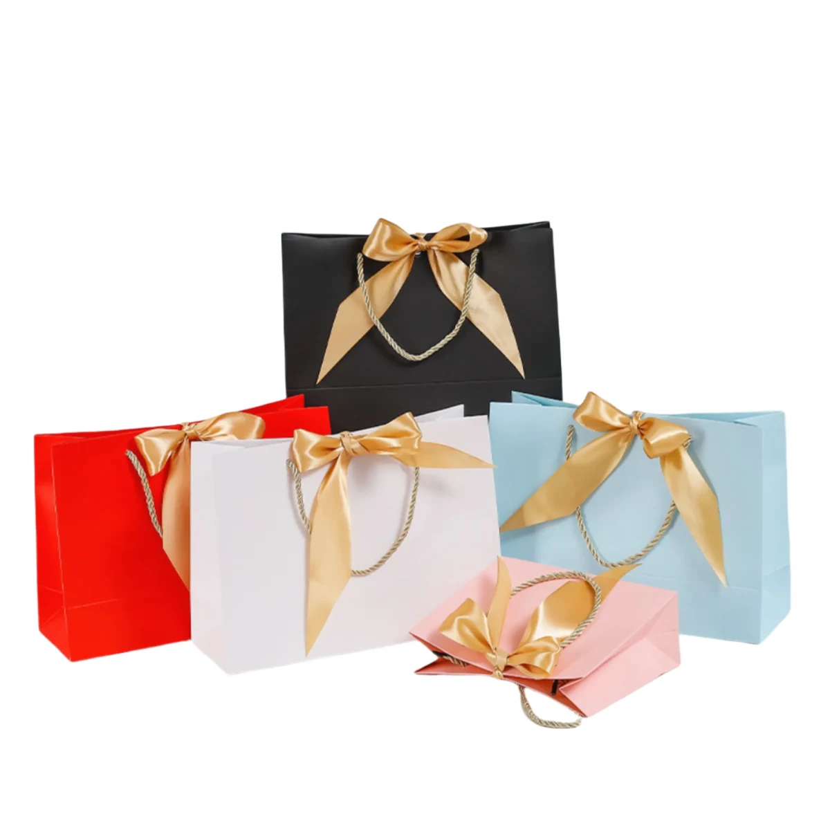 Gift Bags with Bow Ribbon Small 1