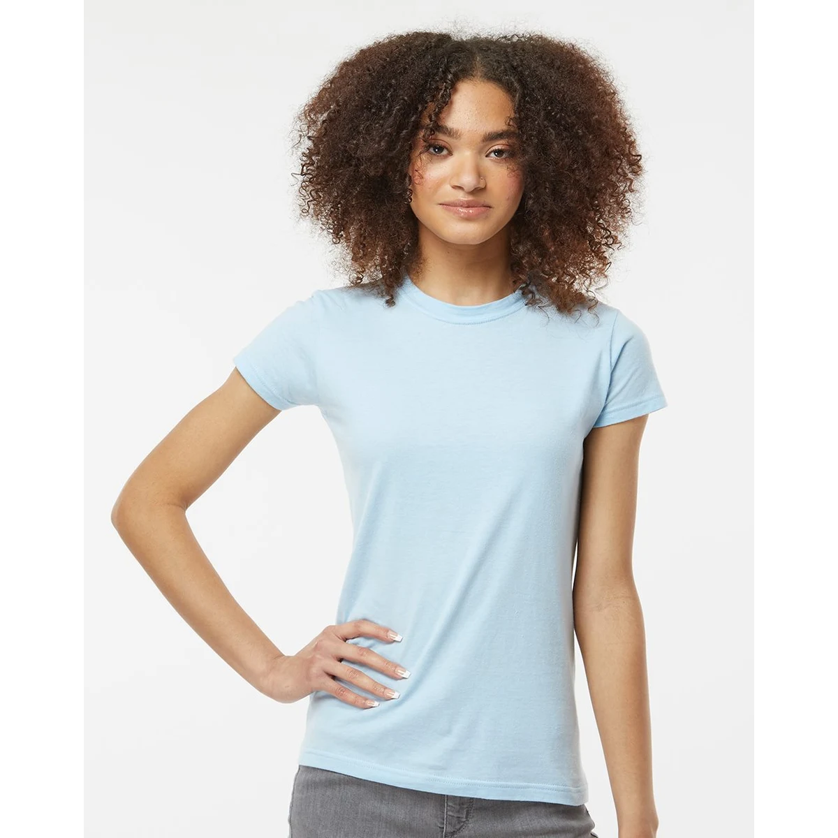 Women's Fine Jersey Slim Fit T-Shirt - 213 1
