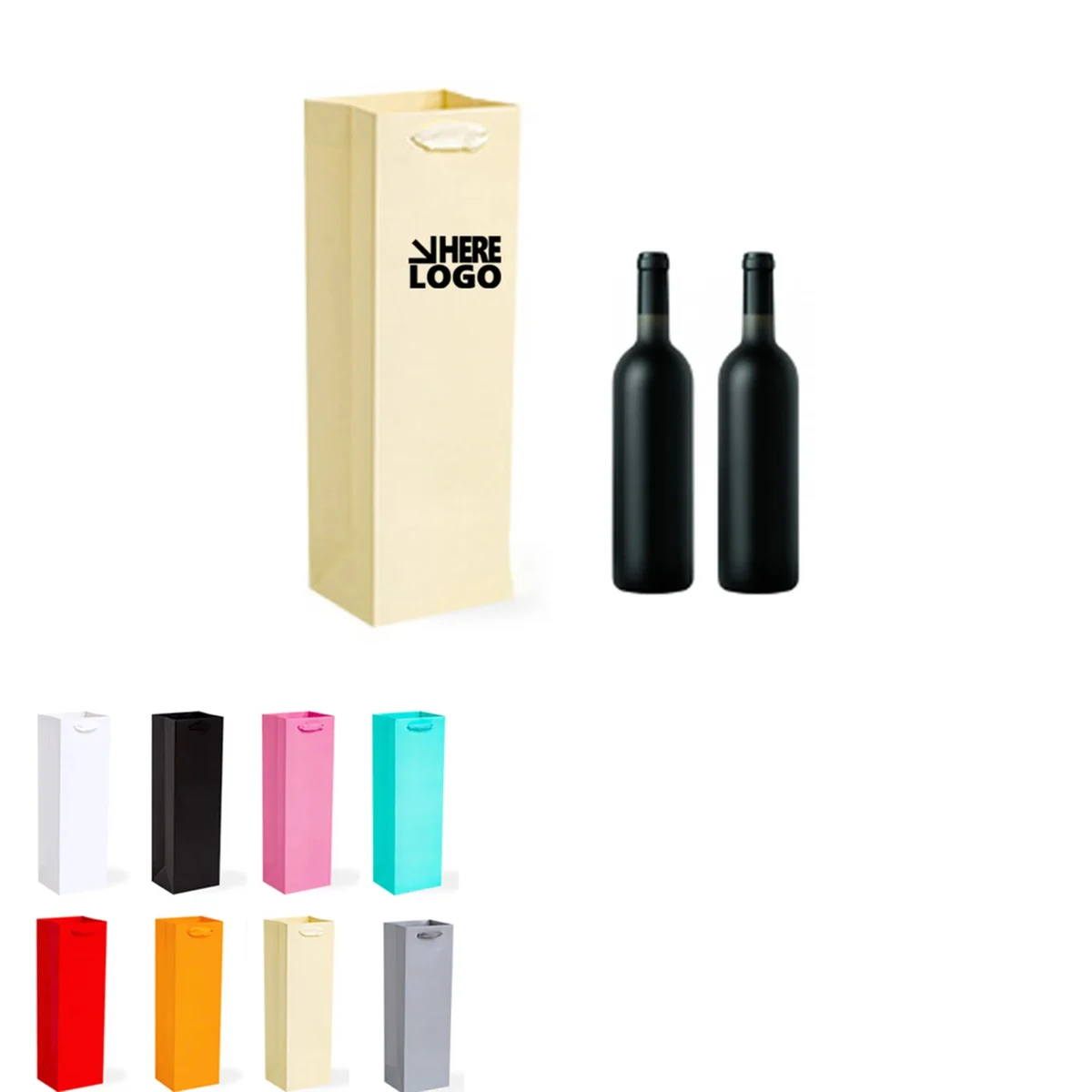 Color Wine Gift Bags 1