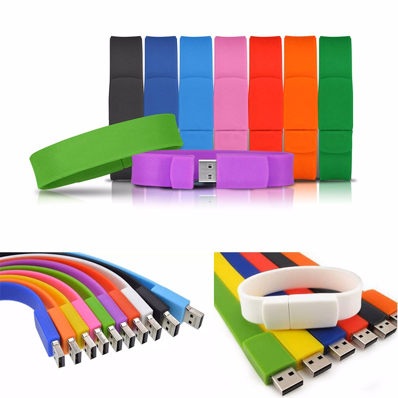 USB 2.0 Wristband Flash Drive (4GB)