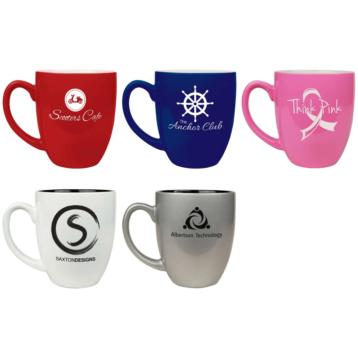 16 oz Ceramic Bistro Lazer Mug 1