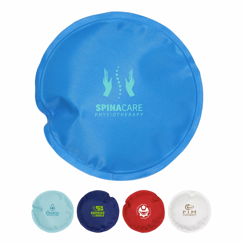 Round Nylon-Covered Hot/Cold Pack