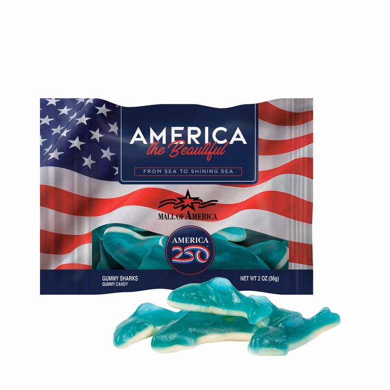 America 250- 2oz. Digibag™-Gummy Sharks
