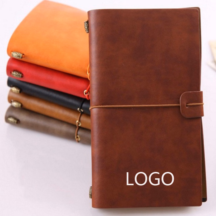 A6 Size Leather Travel Retro Journal Book