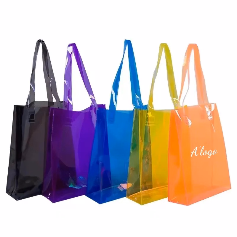 Women's PVC Clear Tote Bag k(14.2*3.94*11.8 in)