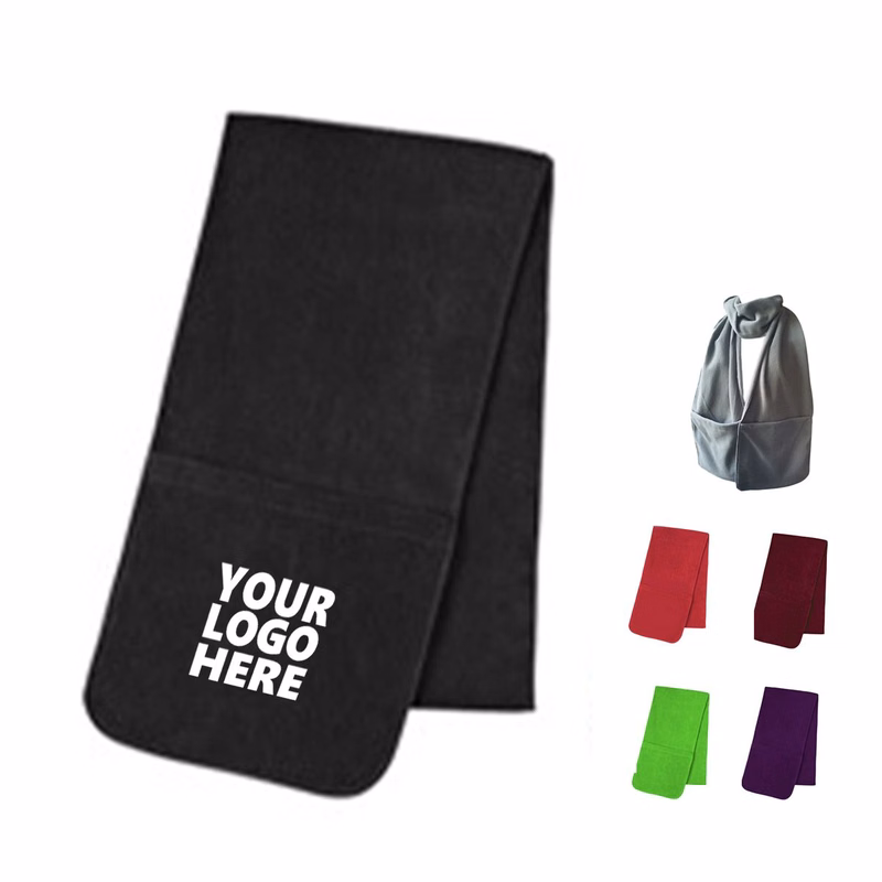 Fleece Scarf With Pockets