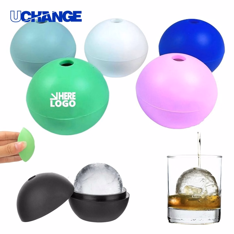 Silicone Round Ice Mold Tray for Cocktails