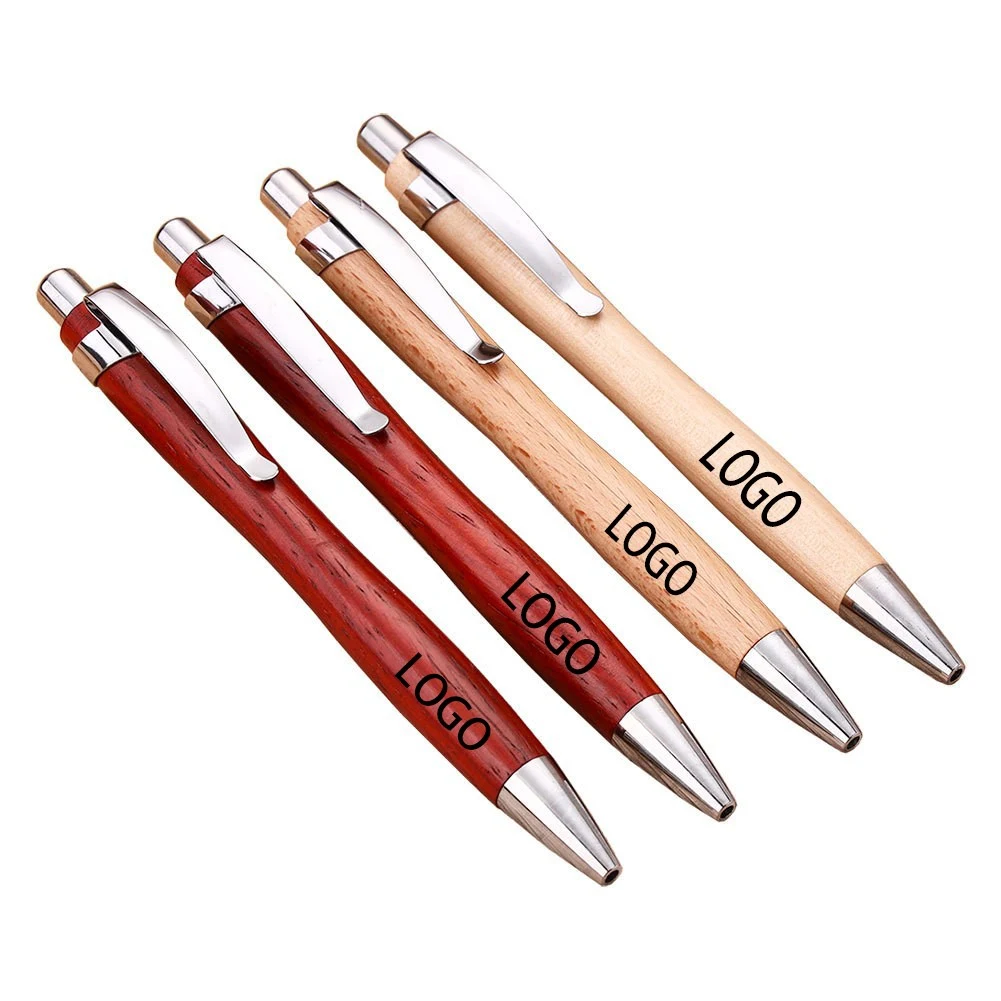 Gourd Shape Sandalwood Ballpoint Pen 1