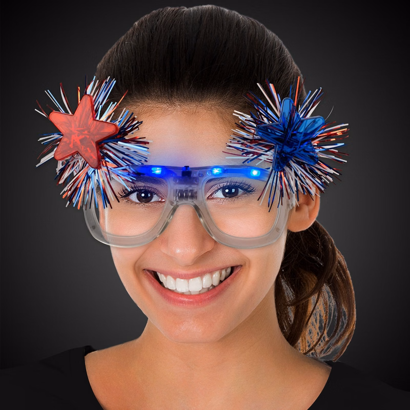 Patriotic LED Stars Glasses