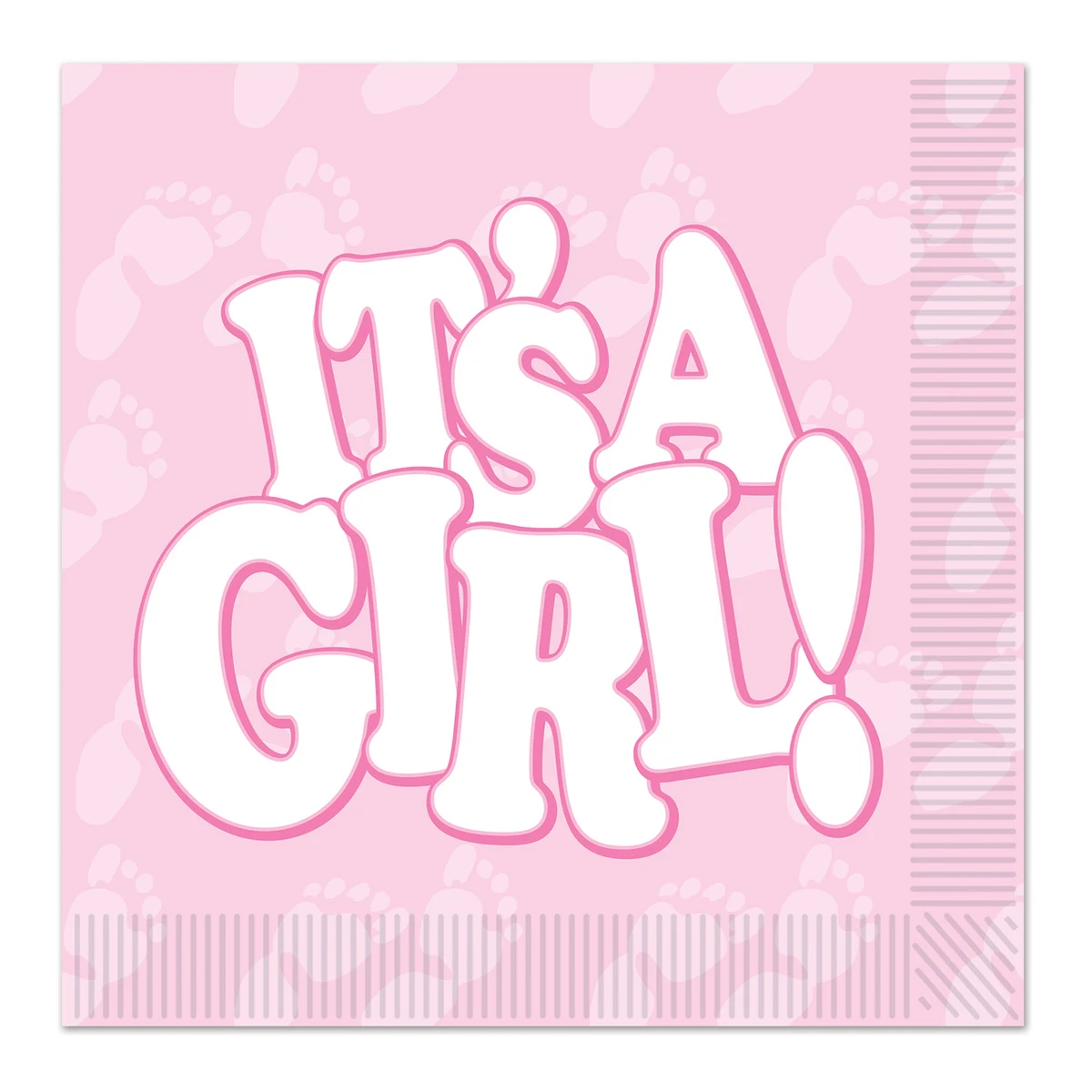 It's A Girl! Beverage Napkins 1