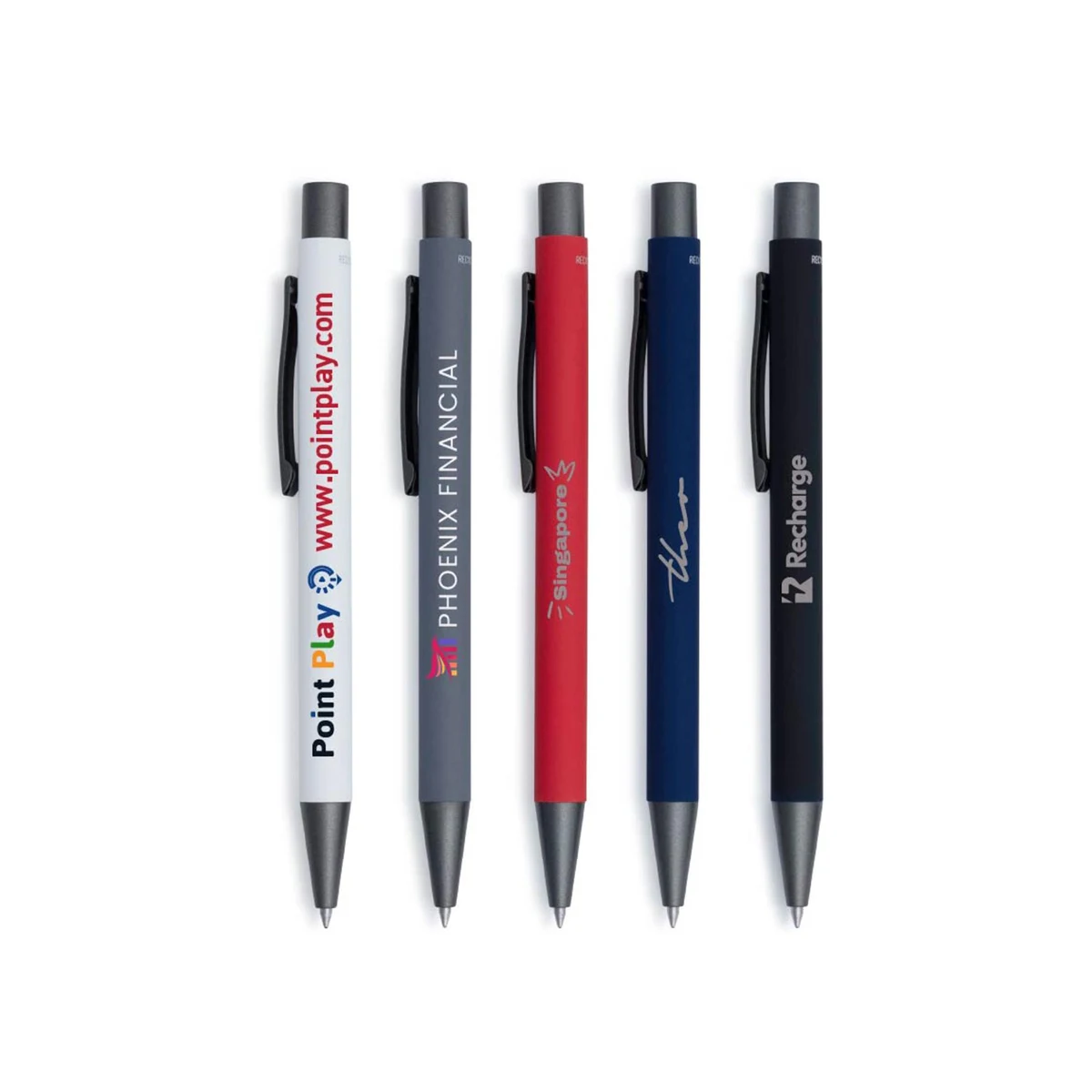 Small Batch -Fleetwood Satin Soft Touch Gel Click Pen 1