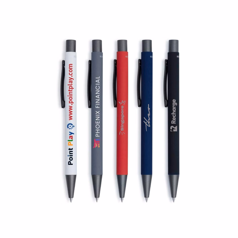 Small Batch -Fleetwood Satin Soft Touch Gel Click Pen