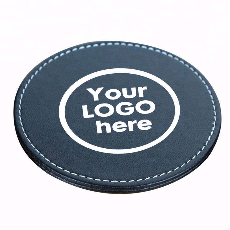 Round Leather Coaster