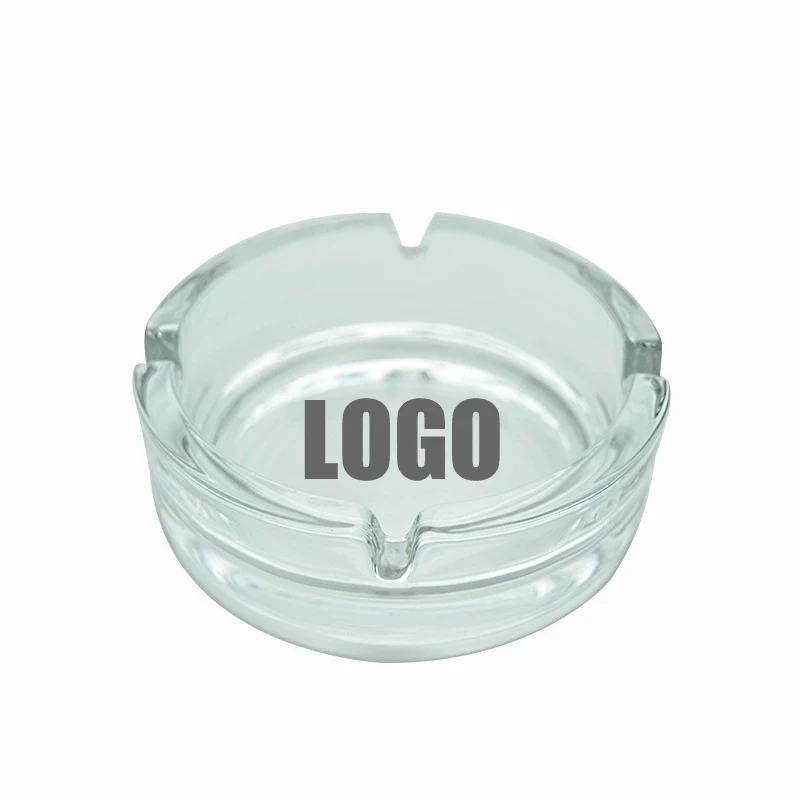 Custom Clear Glass Ashtrays for Cigarettes 1