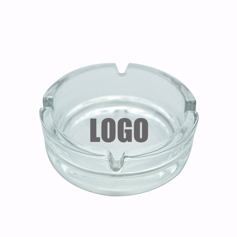 Custom Clear Glass Ashtrays for Cigarettes