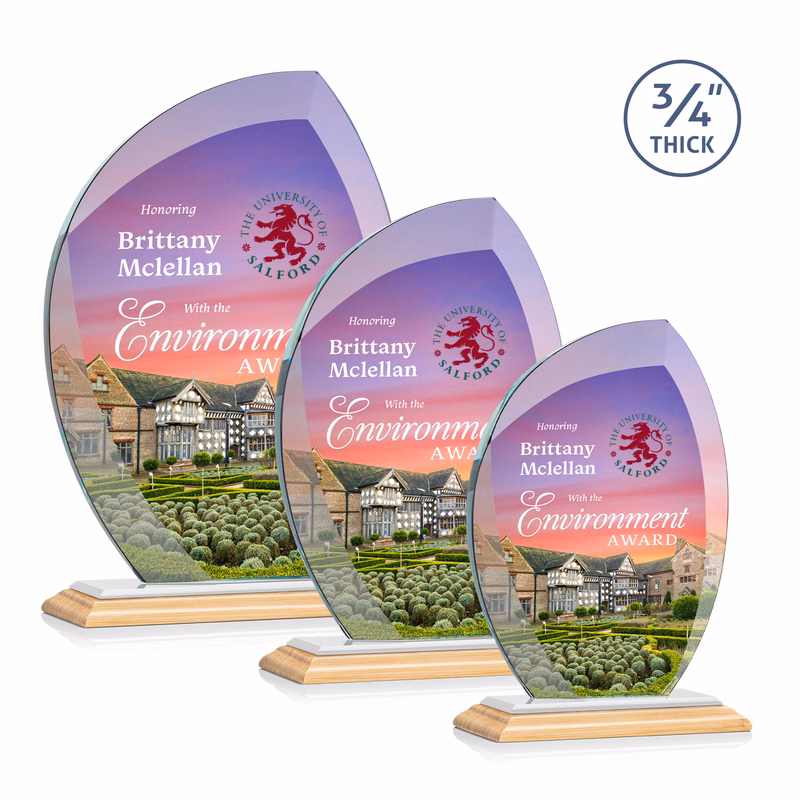 Wichita VividPrint™ Award - Bamboo/White