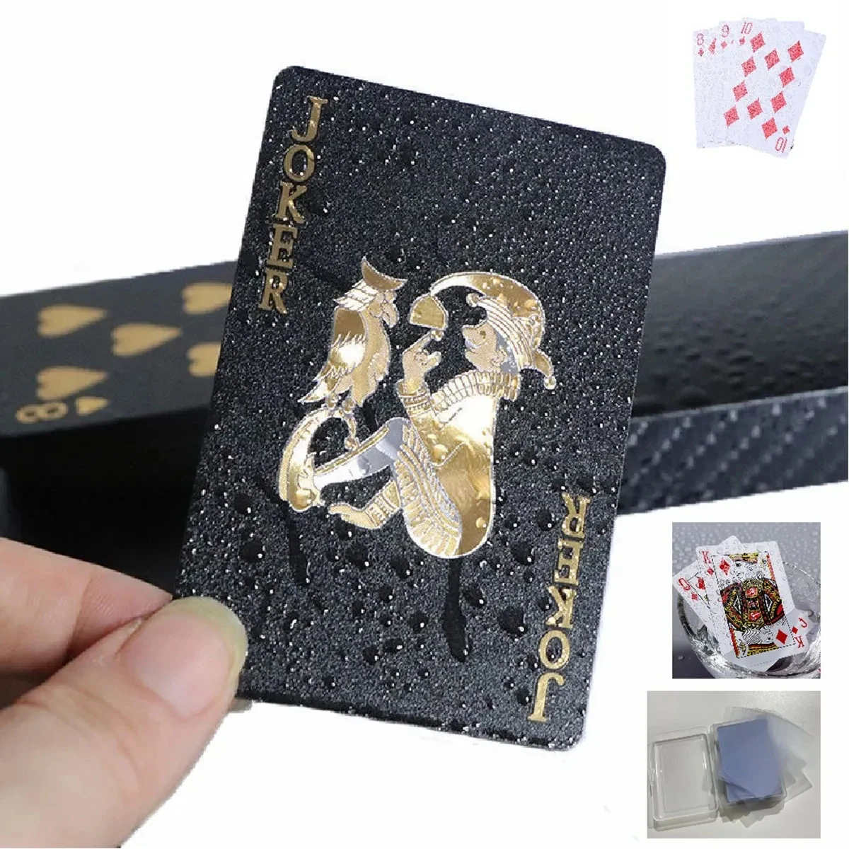 Flexible Plastic PVC Waterproof Playing Poker Cards Casino 1