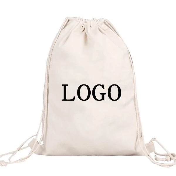 8 oz. Cotton Drawstring Sportpack 1
