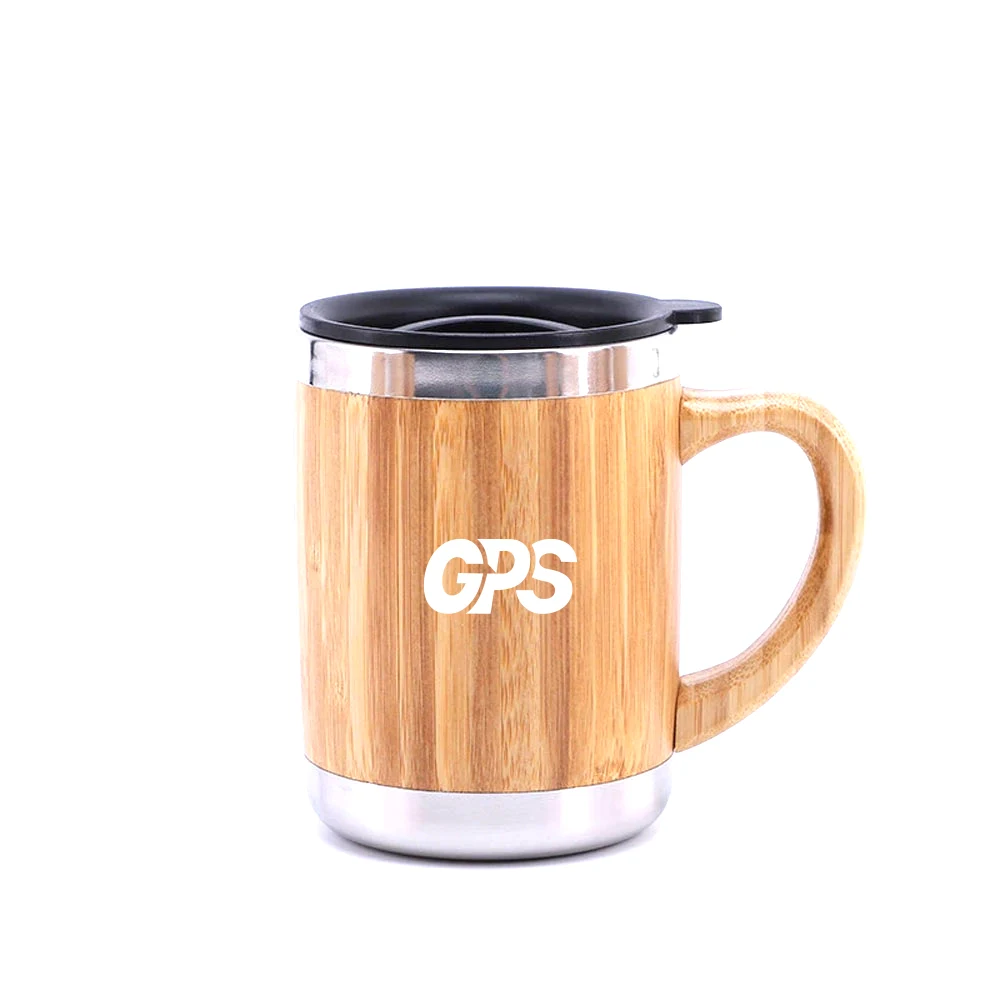 Eco-friendly bamboo mugs 12oz 1