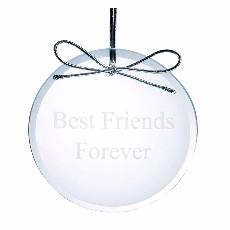 Circle Glass Ornaments