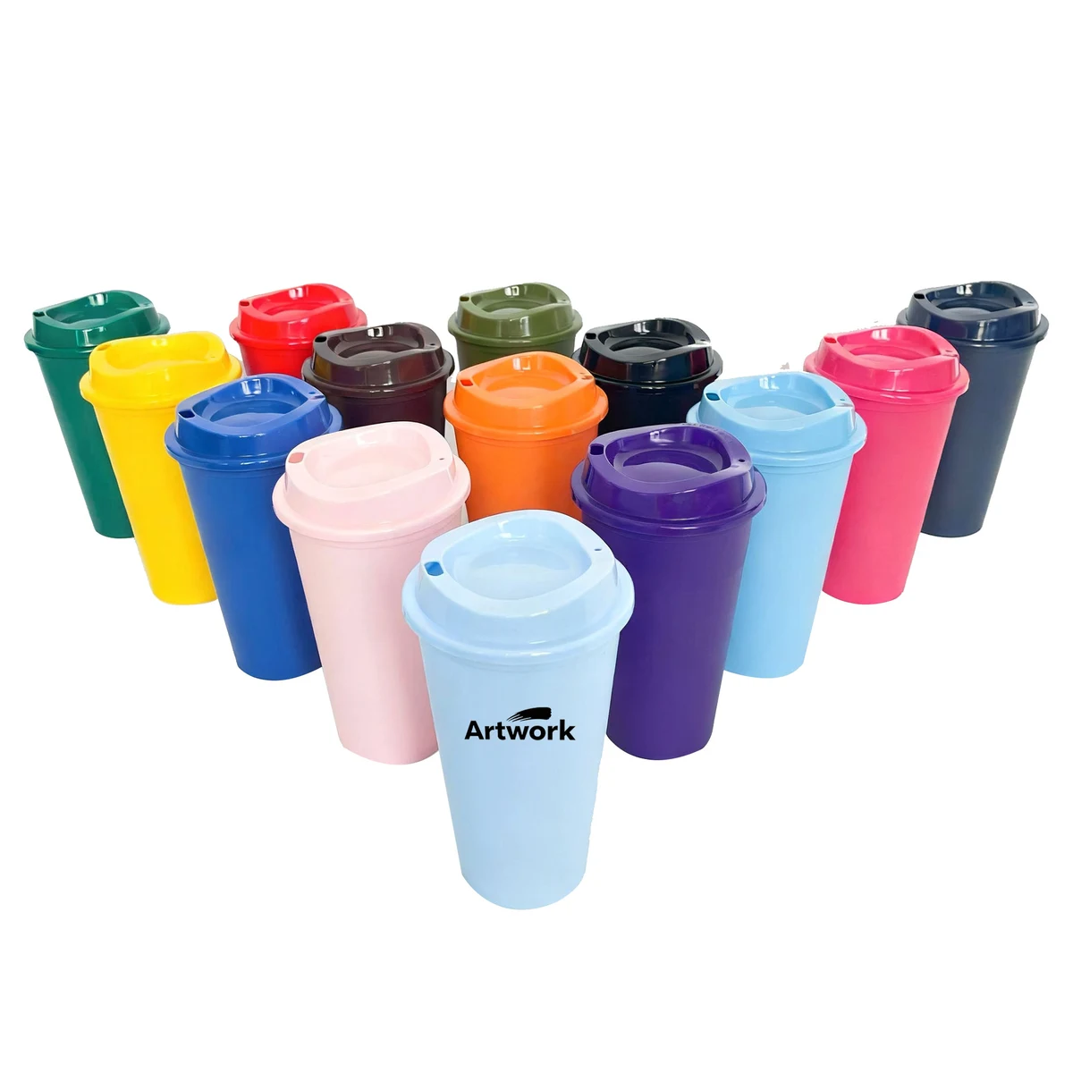 16oz Coffee Milk Tea Straight Cup 1