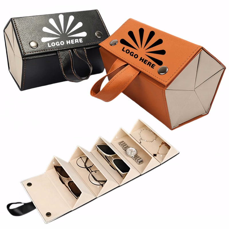 5 Slots Foldable Eyeglasses Case