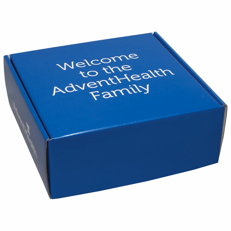 10" x 10" x 4" - E-Flute Outside Tuck Box