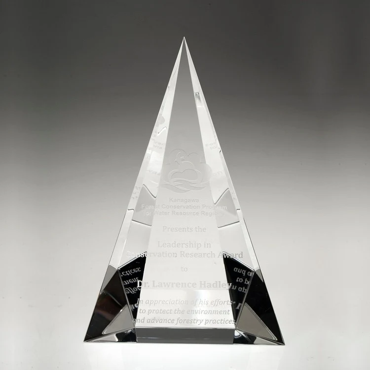 8" Crystal Award-Peak_D176CA 1