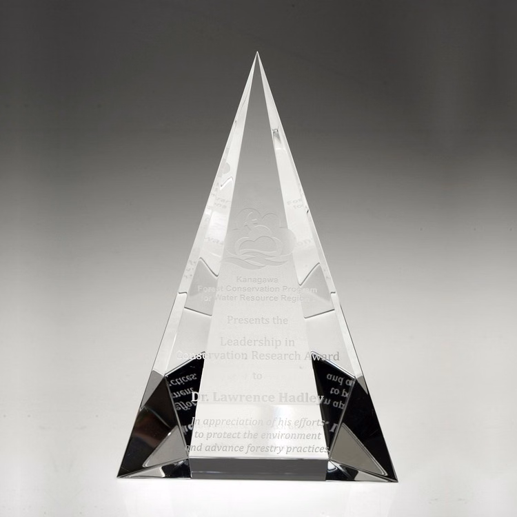 8" Crystal Award-Peak_D176CA