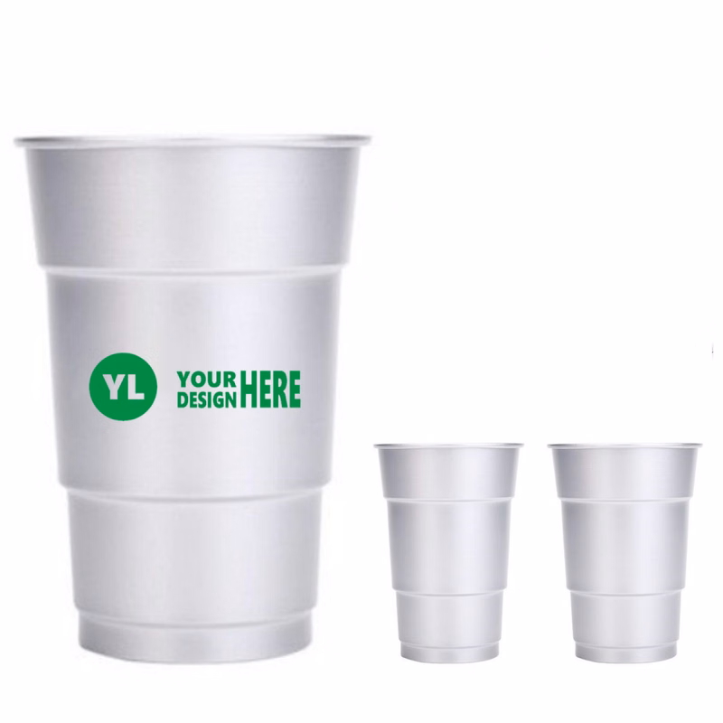 Recycled Aluminum Stadium Party Cup 16oz.