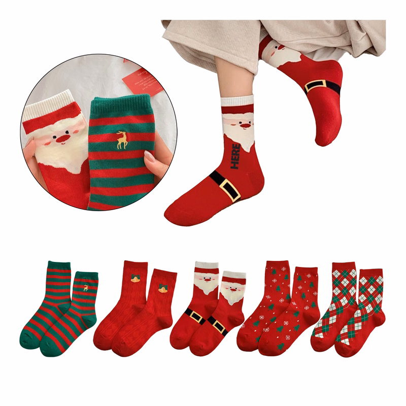 Home Christmas Personalized Cotton Socks