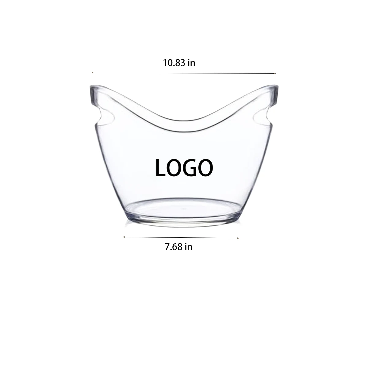 4-Liter Plastic Ice Bucket With Large Capacity 1