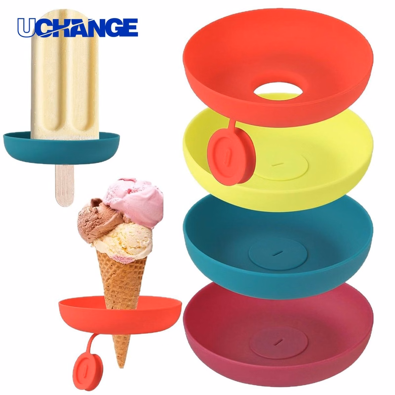 Silicone Ice Cream Holder Tray
