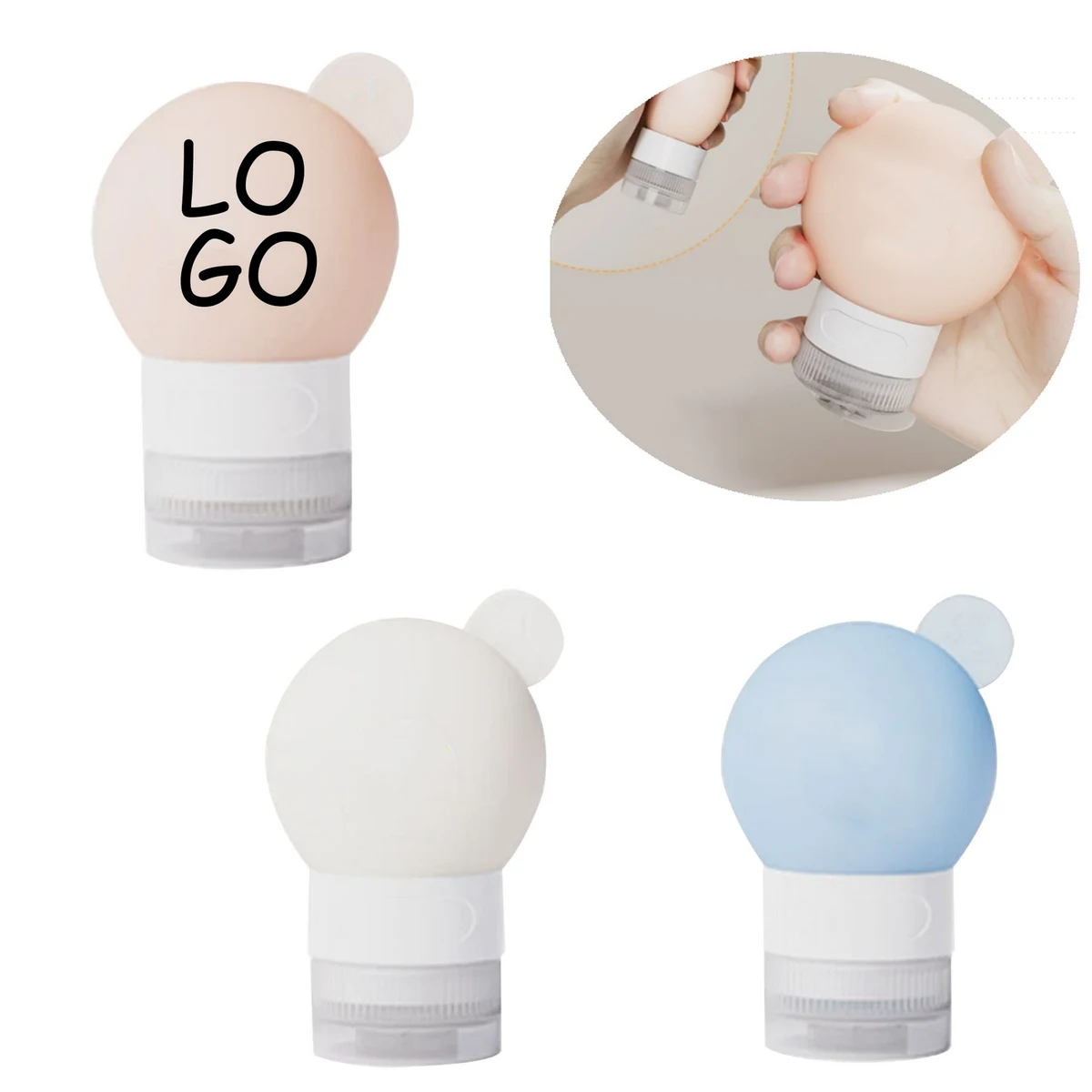 Refillable Soft Silicone Travel Bottles 1