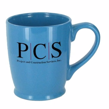 16 oz. Aqua Blue Kinzua Coffee Mug