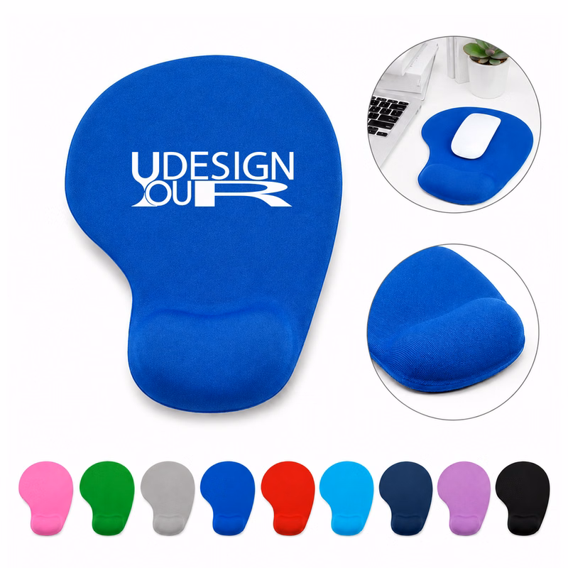 Cushioned Mouse Pad With Silicone Wrist Support