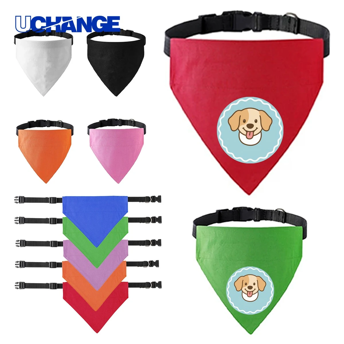 Adjustable Pet Drool Bandana for Daily Feeding 1