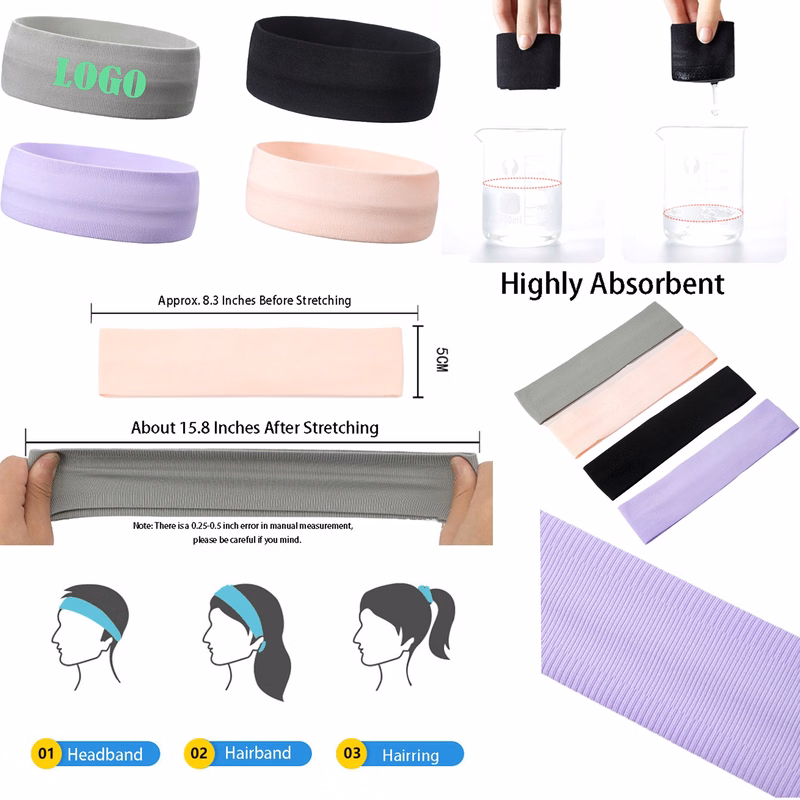Summer Sweat Absorbent Scarf Hair Bands
