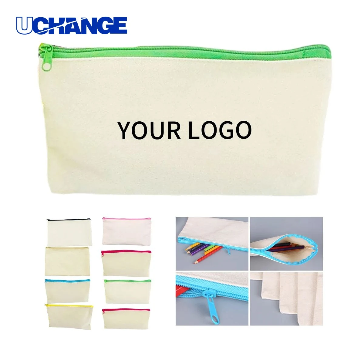 Customizable Canvas Pen Case 1