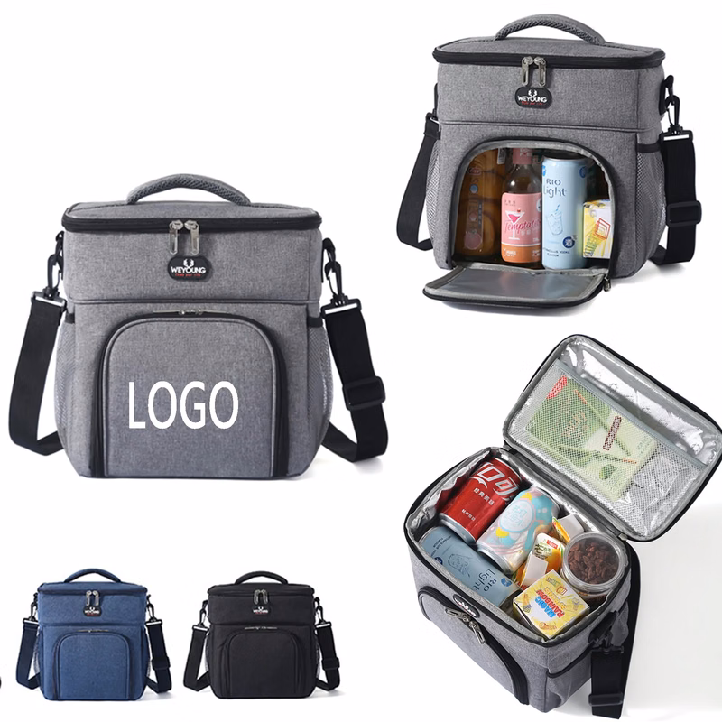 14L Double Layer Insulated Lunch Bag