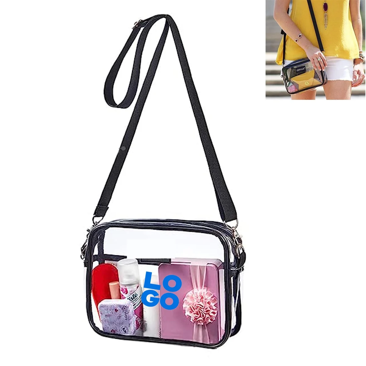 Clear Crossbody Bag 1