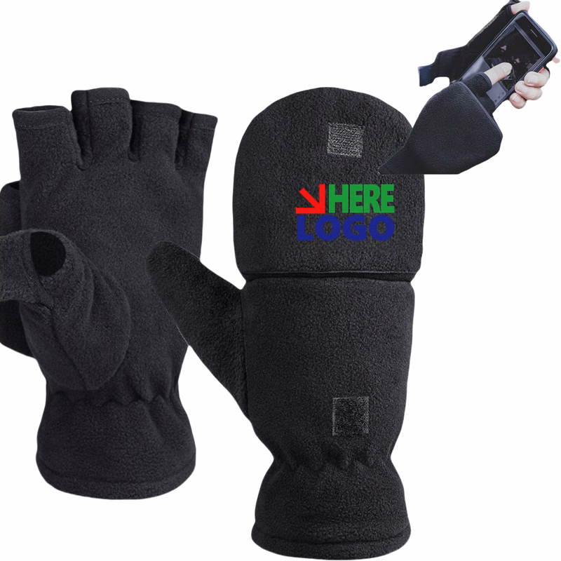 Autumn And Winter Clamshell Fleece Gloves