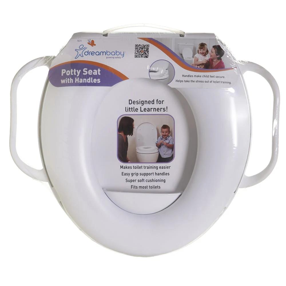 Soft Cushion Potty Seat - Handles Splash Guard 1