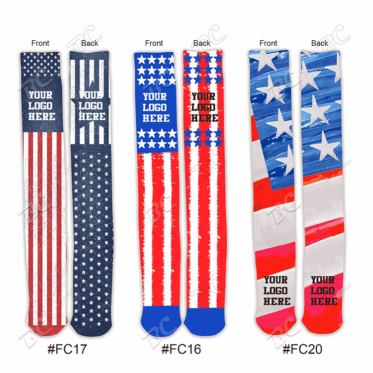 Flag Design 24" Knee High Tube Socks