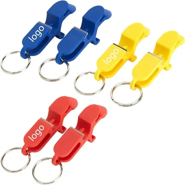 Custom Plastic Beer Bottle Opener Shotgun Tool — Keychain Party Barware Promotional Item 1