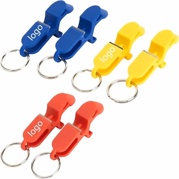 Custom Plastic Beer Bottle Opener Shotgun Tool — Keychain Party Barware Promotional Item