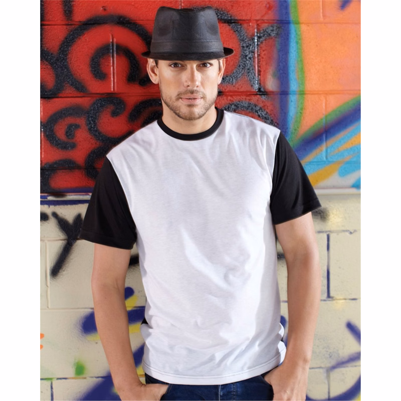 Men's Blackout Polyester Sublimation Tee - 1902
