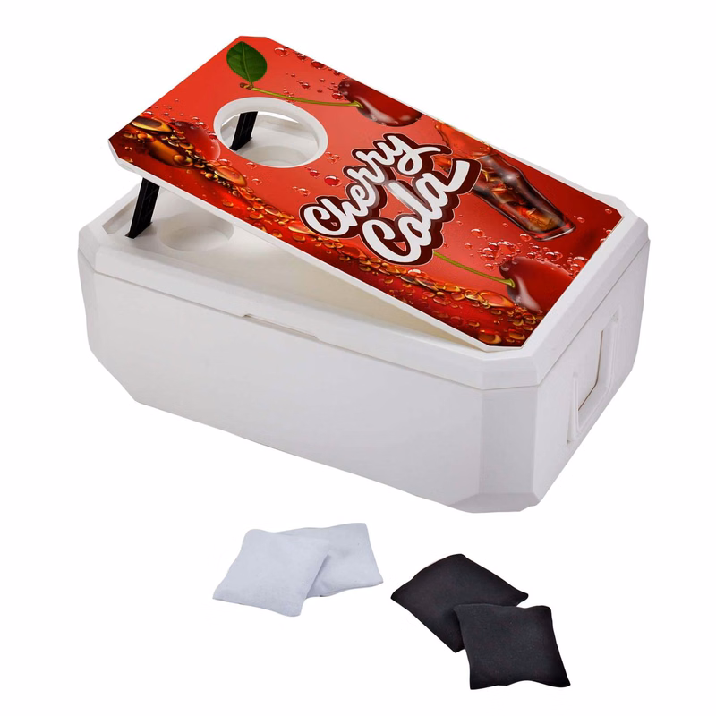 Cornhole Cooler, Top Decal
