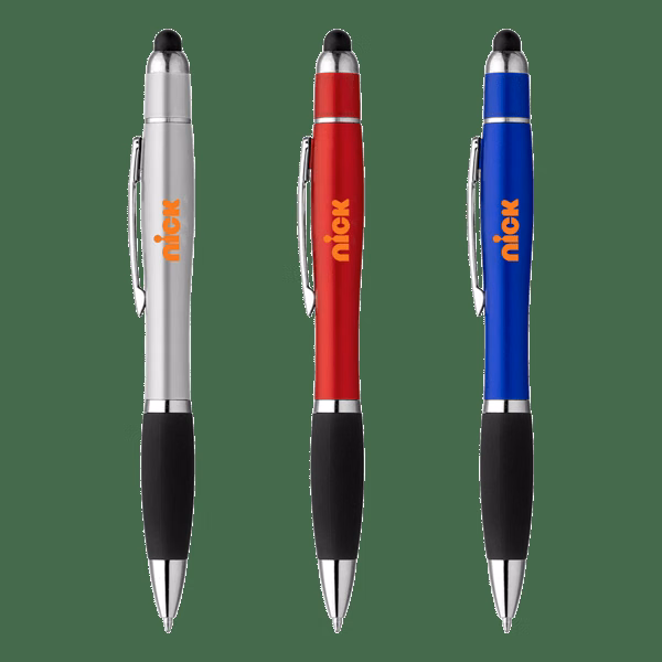 Curvaceous Stylus Cap Highlighter Pen