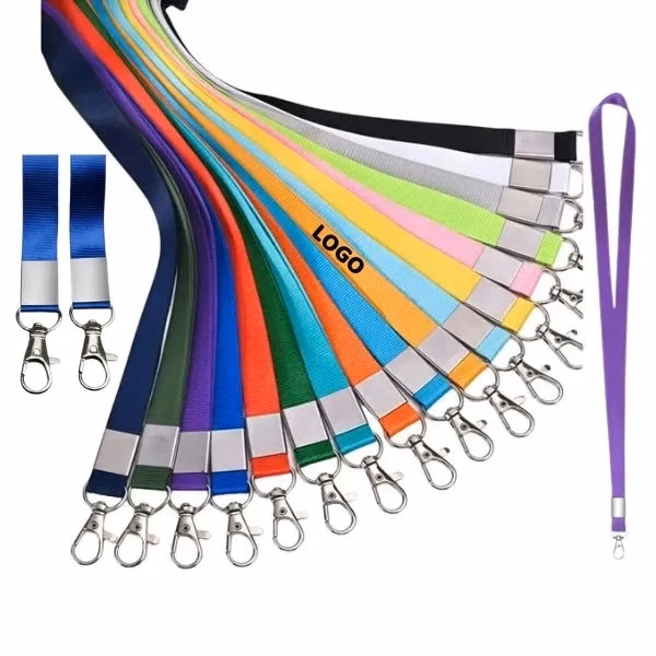 Neck Lanyard with Metal Clasp